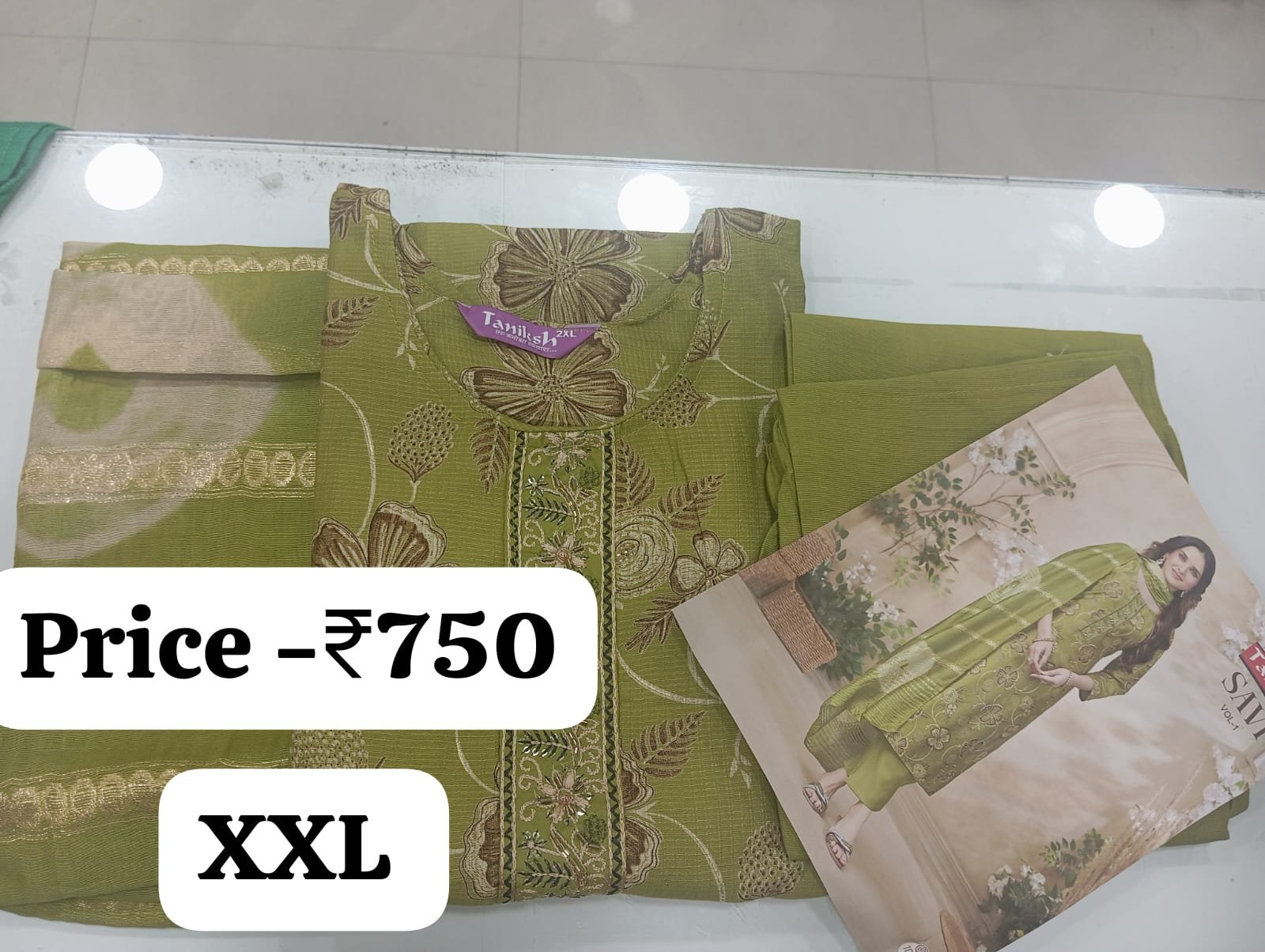 3 PCS SET KURTIS