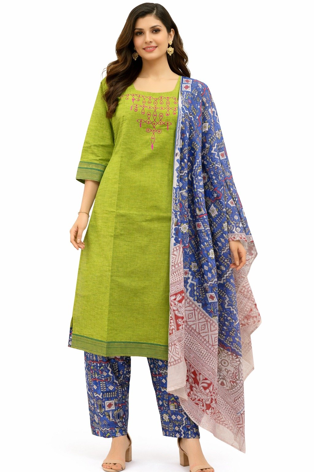 3 PCS SET GRAND KURTIS
