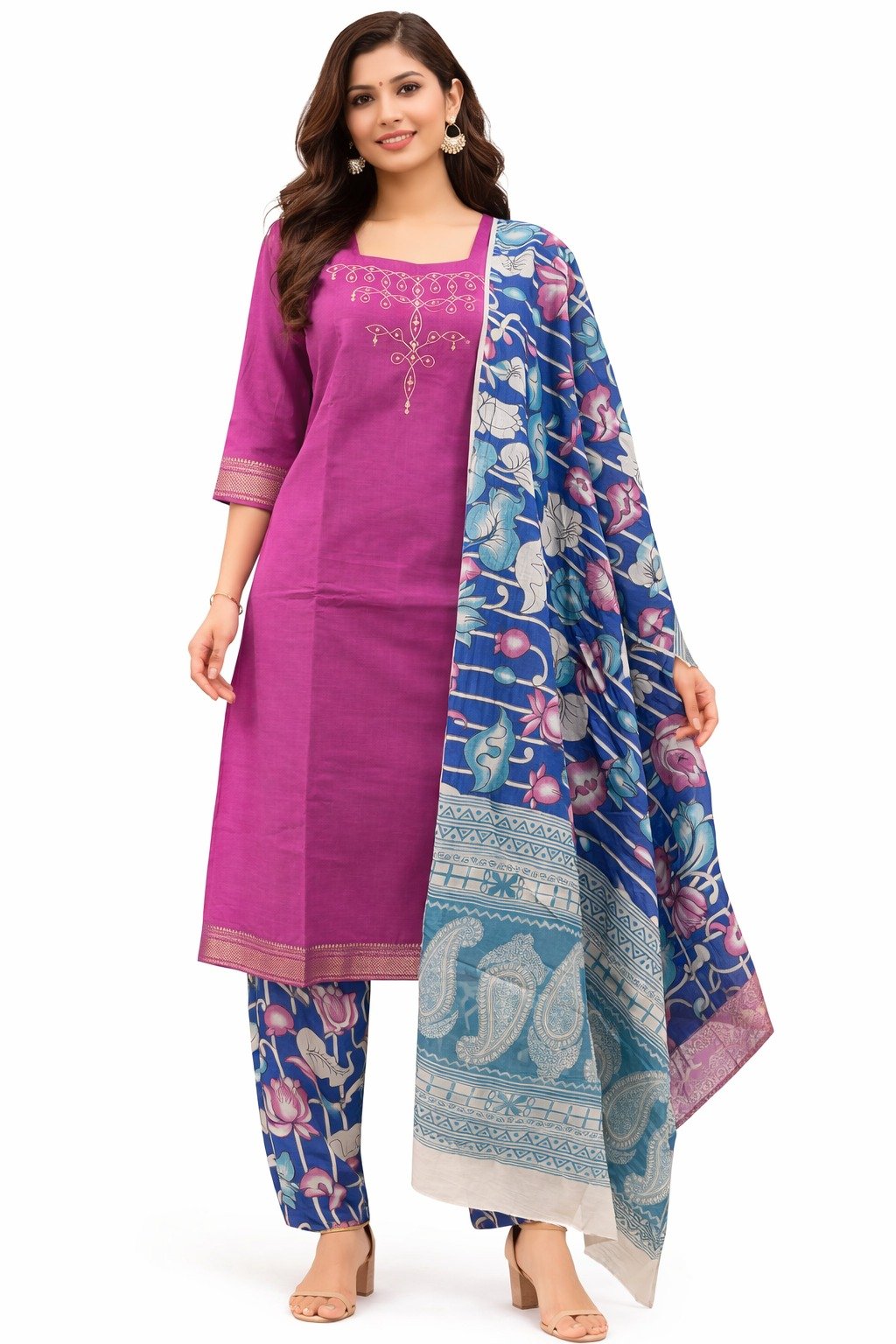 3 PCS SET GRAND KURTIS