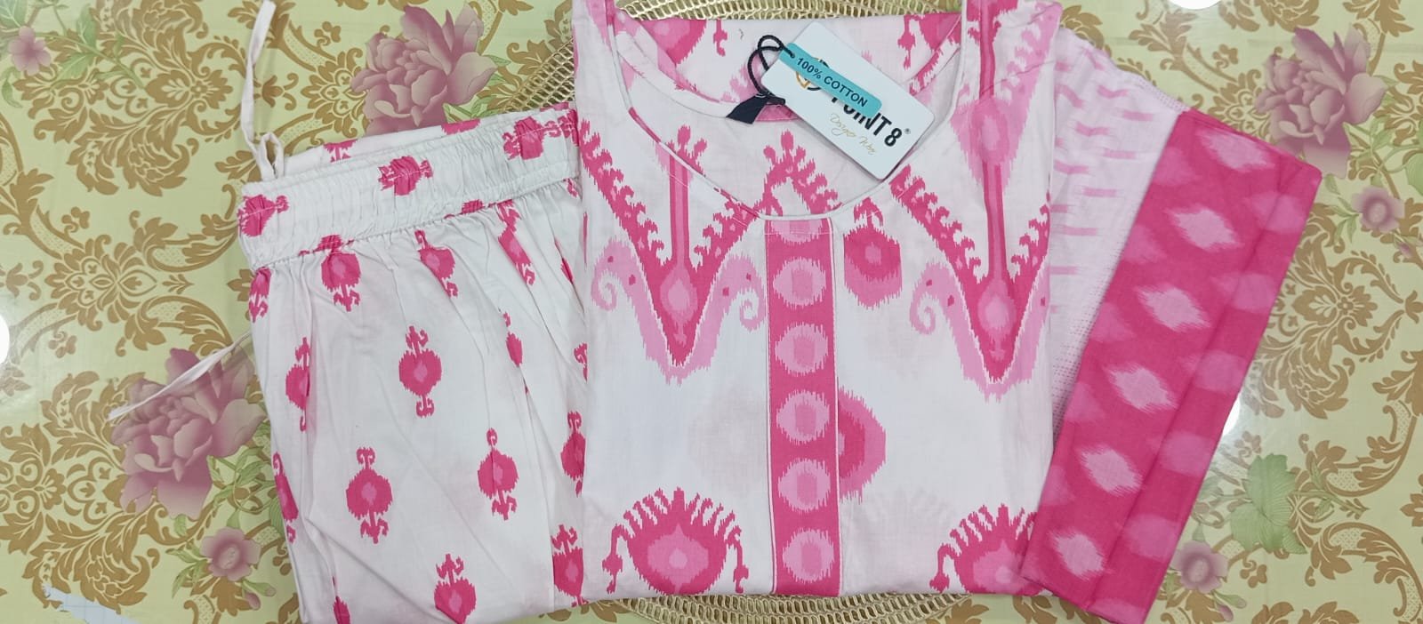 3 PCS SET KURTIS