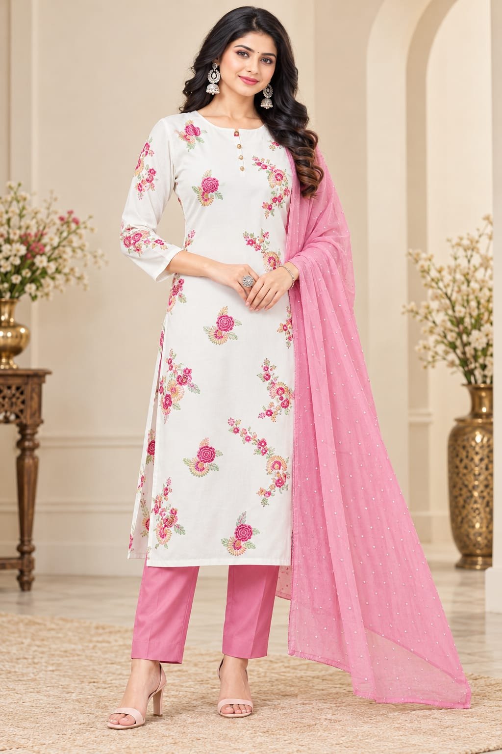 3 PCS SET GRAND KURTIS
