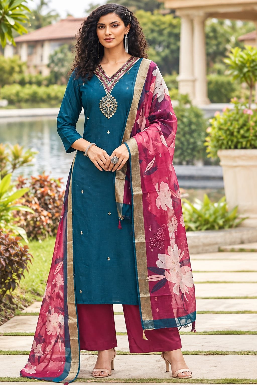 3 PCS SET GRAND KURTIS