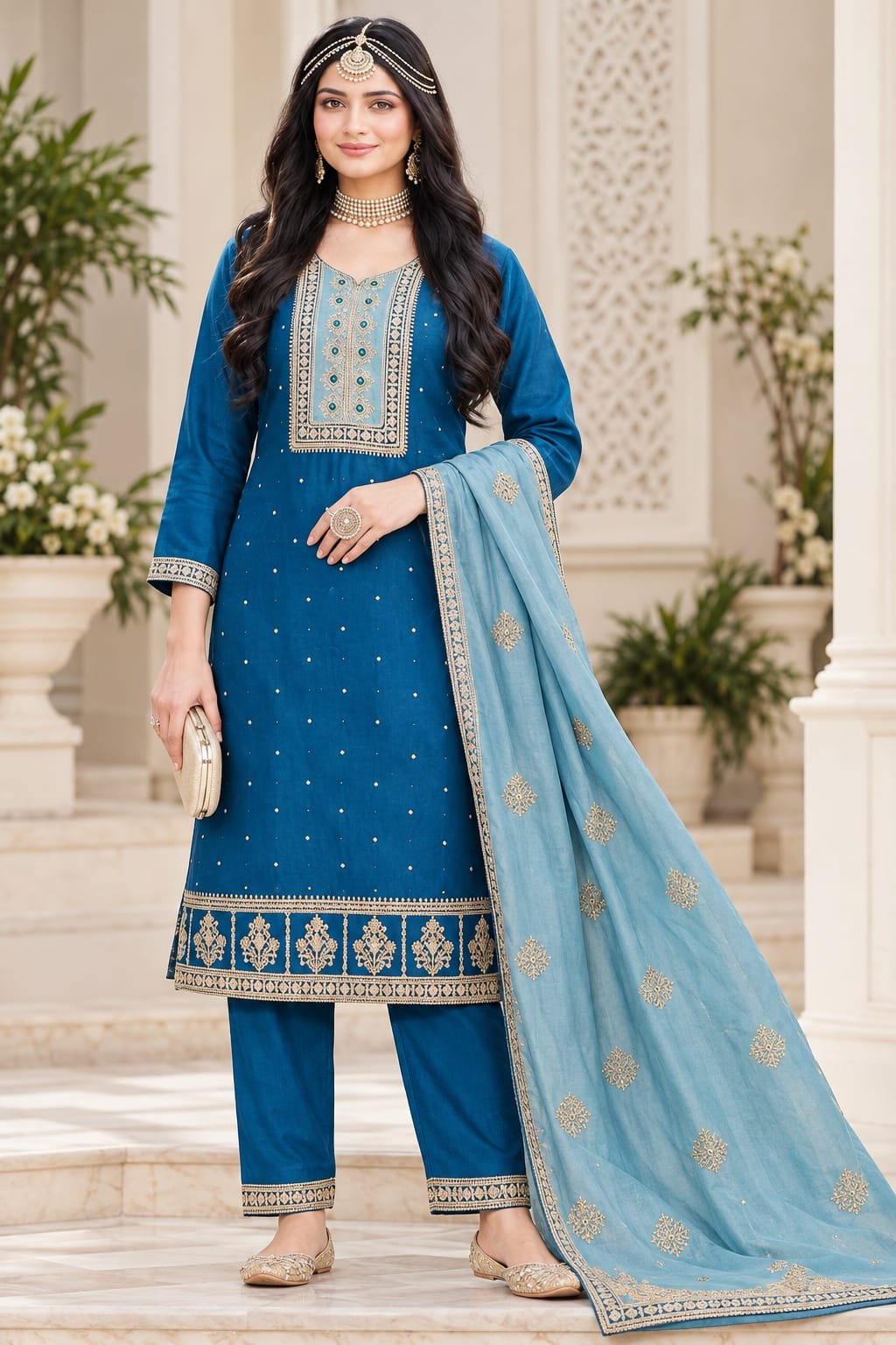 3 PCS SET GRAND KURTIS