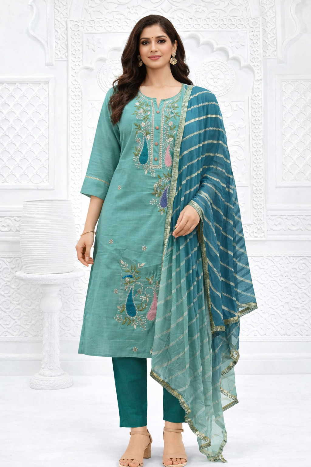 3 PCS SET GRAND KURTIS