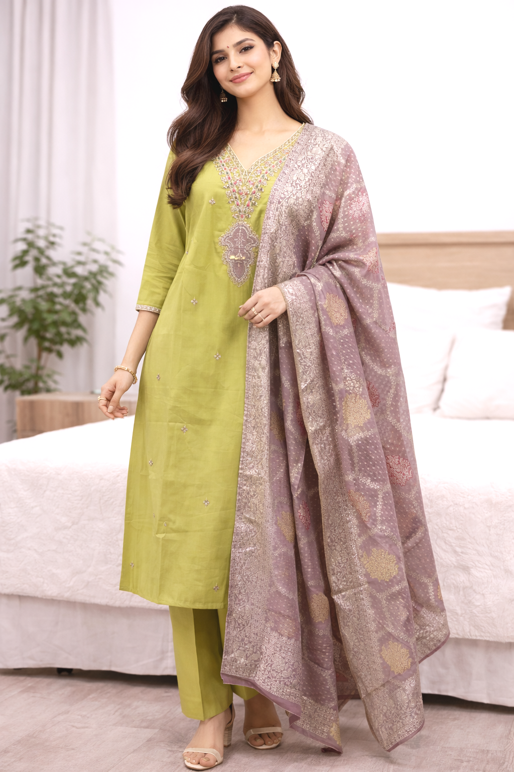 3 PCS SET GRAND KURTIS