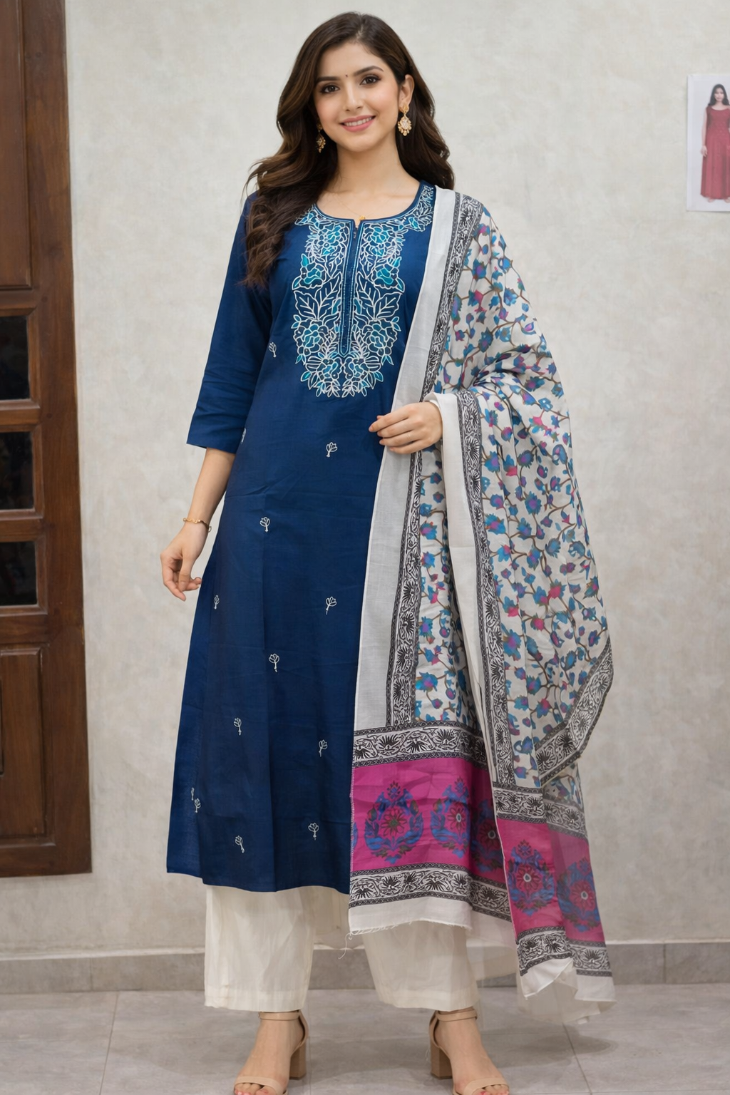 3 PCS SET GRAND KURTIS