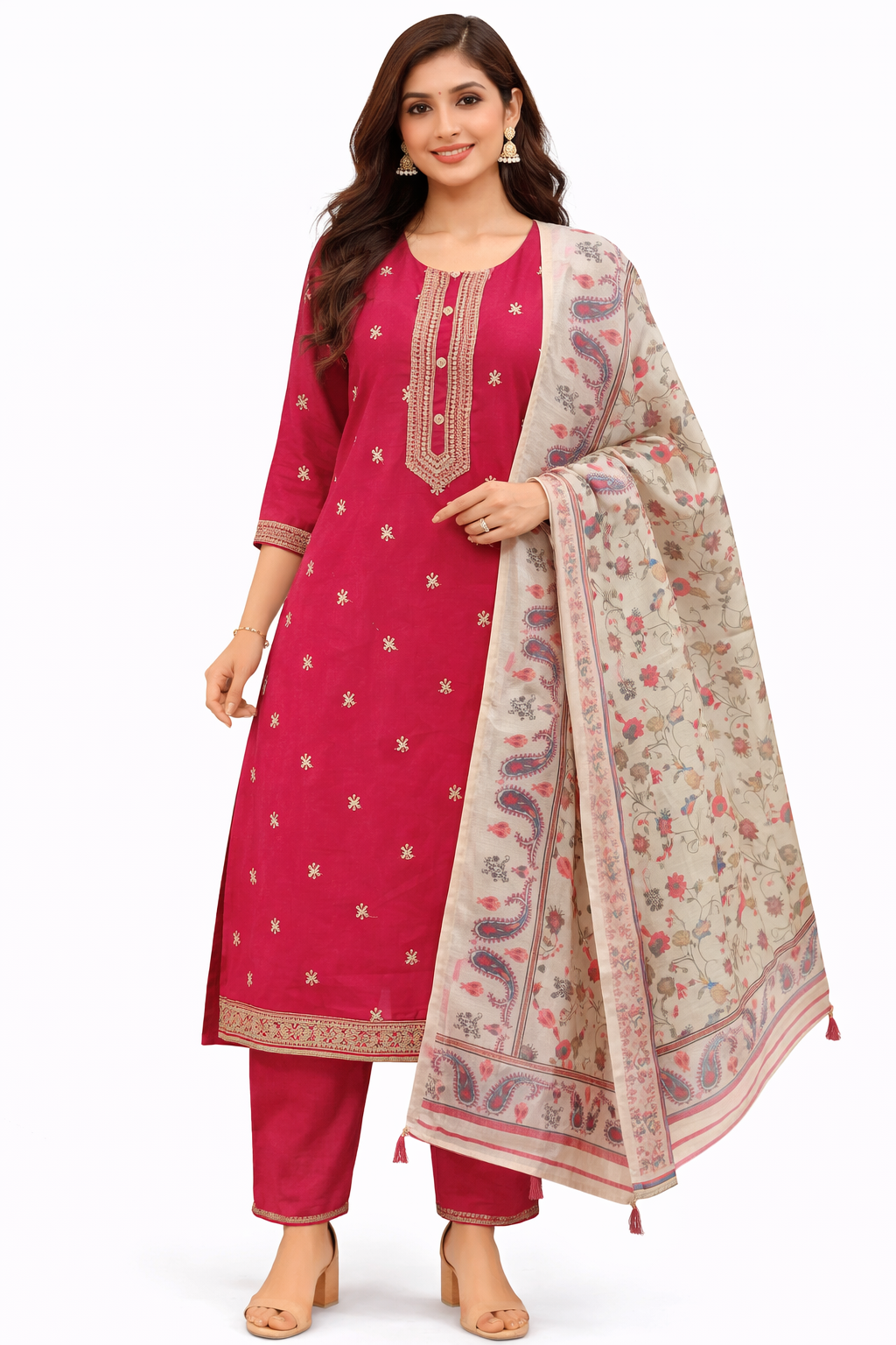 3 PCS SET GRAND KURTIS