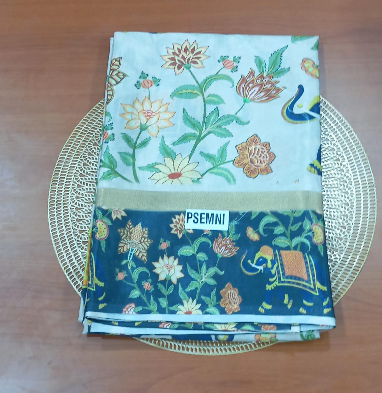 Kalamkari Silk Digital Print Sarees