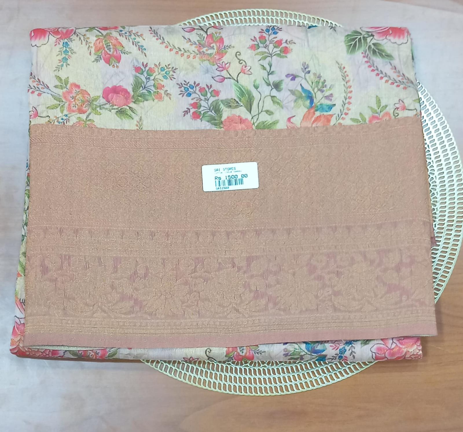 COTTON TISSUE SAREES