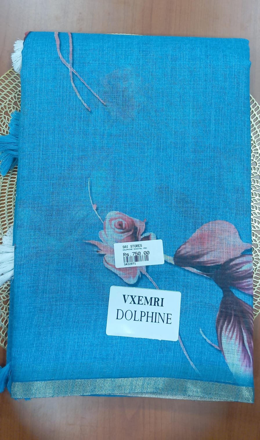 DOLPHINE DIGITAL PRINT SAREES